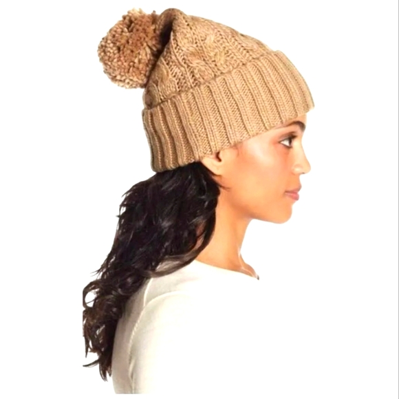 Michael Michael Kors Women's Camel Brown Beanie NWT OSFM - Picture 1 of 6